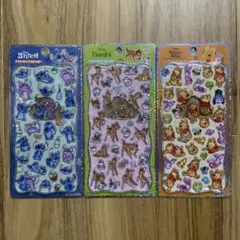 Disney プチドロップステッカー ３種
