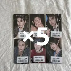 RIIZE All of You ユニバ 購入特典トレカ コンプ　5セット