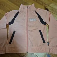 130㎝　PUMA ジップアップジャケット オレンジ