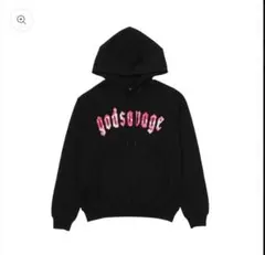 godsavage 蓄光ロゴ フード付きパーカー godsavage 蓄光ロゴ フード付きパーカー