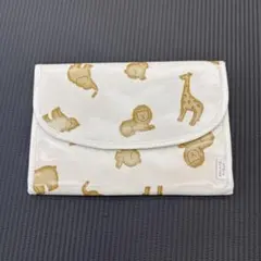 新品 GELATO PIQUE 母子手帳ケース動物柄 縦16.0×横22.5cm