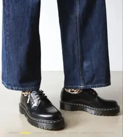 Dr.Martin ジップベックスホワイトステッチ3 ホールシューズ