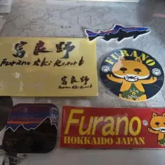 Furano スキーリゾート パタゴニア　ステッカーセット
