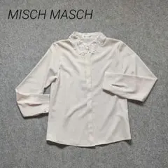 MISCH MASCH ミッシュマッシュ ☆ レース襟ブラウス パール調ボタンのサムネイル