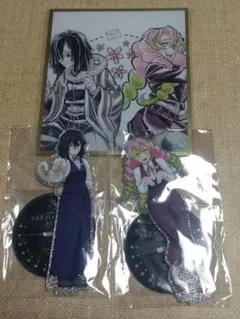 鬼滅の刃 全集中展 幕間画缶バッジ 甘露寺蜜璃 伊黒小芭内 - メルカリ