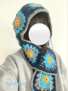 【安心のメルカリ便】手紬糸で作成した落ち着いた風合いのハンドメイドマフラー 2026年最新】手編み マフラーの人気アイテム - メルカリ