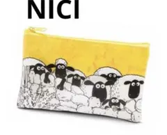 新品　NICI ニキ　STS ひつじのショーン フラットポーチのサムネイル