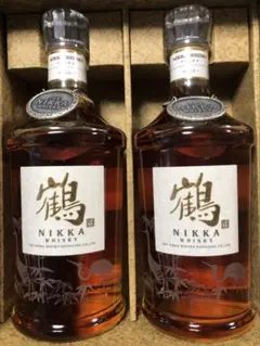 れいちゃん様専用】ニッカ 鶴ウイスキー 700ml 箱付、余市 700ml箱付