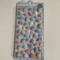 正規品　フワフワドロップシール　フロッキーシール　 海の生き物　ペンギン