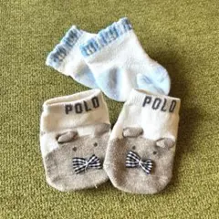 ⭐︎POLO baby⭐︎ ベビー靴下 2足セット クマ柄