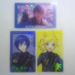 全箔押し プロセカ エピカ 箔押し 青柳冬弥 KAITO レン あんスタコラボ