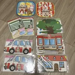 ケンタッキーKFC　はってかざろう！ハンカチ　シール など13個セット