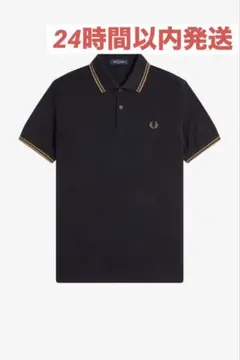 FRED PERRY ポロシャツ ブラック×ゴールド 新品タグ付き - メルカリ