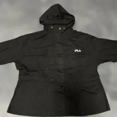 FILA フード付きジャケット ブラック