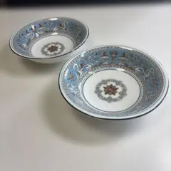 WEDGWOODフロレンティーンターコイズ サラダボウル4枚セット【美品