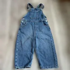 お値下げ！ZARA デニムブルー ワイドレッグオーバーオール