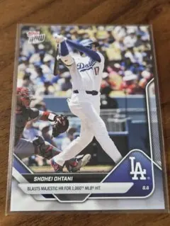 Topps Now 大谷翔平 1000本安打記念カード - メルカリ