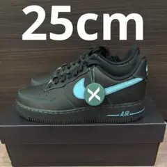 Nike Air Force 1 Lowブラックティファニー25cm鑑定済正規品