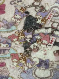 マイメロディ アクリルキーホルダー 5個セット