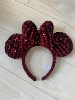 ミニー スパンコール カチューシャ
