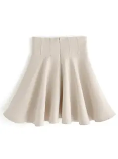 インパン裏地付きコルセット風フレアミニスカート[gm728]