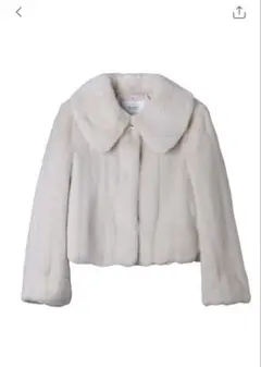 Winter Love Faux Fur Coat cream