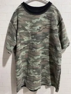 ROSE BUD 厚手リバーシブルTシャツ 黒/迷彩 Lサイズ ローズバッドのサムネイル