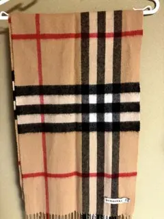 BURBERRY メガチェック　マフラー カシミア