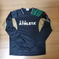 ATHLETA 長袖スポーツウェア 黒/金