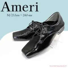 【美品】Ameri SQUARE TOE LACE UP LOAFERS M