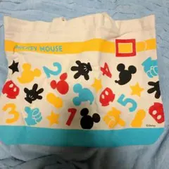 ミッキーマウス トートバッグ カラフル 総柄