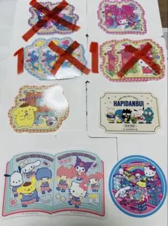 即日発送⚫︎サンリオキャラクターズ シールクッキー3　8枚セット まとめ売り