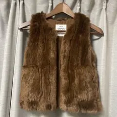 新品未使用　ZARA kids ファーベスト　ジレ