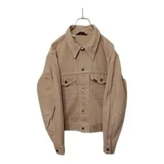 ニ*ム様 60s コットンギャバ ワークジャケット 棒タロン 60s コットンギャバ ワークジャケット 棒タロン | Mercari