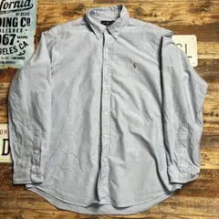 ラルフローレン BDシャツ XL 水色 CLASSIC FIT ビッグサイズ