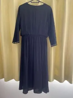 INDIVI 袖レース 冠婚葬祭 ワンピース