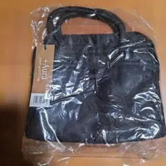 +Aura serum gold PT bag ブラック トートバッグ