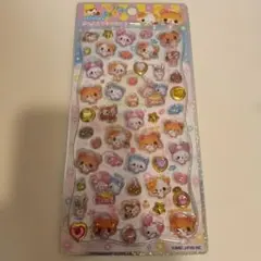 ストーンつき　ジュエルプチドロップ　シール　ハムハムカフェ　ハムハムCafe