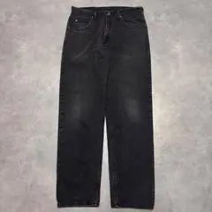 Wrangler ラングラー W34 ブラックデニム 黒 古着 18077