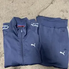 fb4 PUMA プーマ ハーフパンツ セットアップ ジャージ 青×白 M - メルカリ