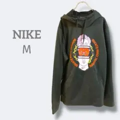 G33a1090ナイキ【M】パーカー　ビックロゴ　ドロスト　ドライフィット
