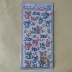 正規品　スティッチ　ボンボンドロップシール　エンジェル