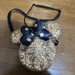 ミニーマウス型ショルダーバッグ