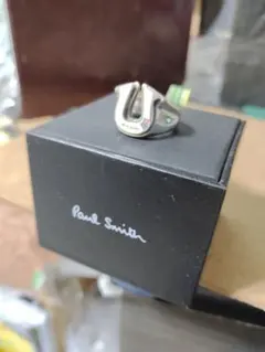 良好品 Paul Smithポールスミス シルバーホースシューリング 高級感あり