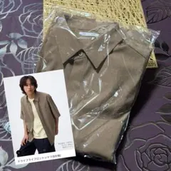 ⭐︎新品未使用⭐︎ 夏が出番 GU ドライフライフロントシャツ 5分袖 Sサイズのサムネイル