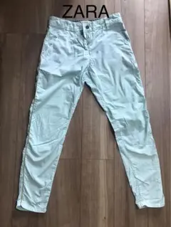 【美品 レア】ZARA ザラ　パンツ　ミントグリーン　コットン