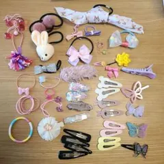 ヘアゴム　ピン　バレッタ　リボン　まとめ売り