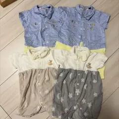 familiar等　ロンパース2セット　双子コーデ　送料込み