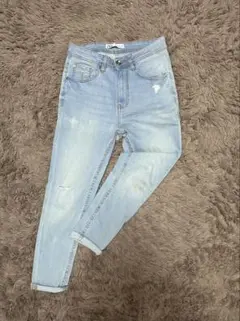 美品 ZARA デニム USA30 スリムフィット　スキニー