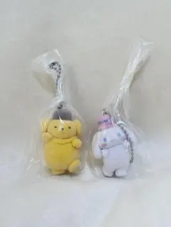 【匿名配送】サンリオ ミニチュアチャーム ライブキャラクター プリン シナモン